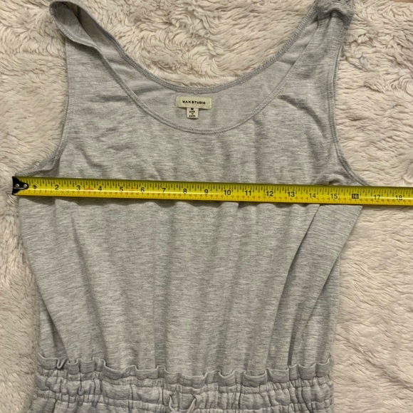 Max Studio Light Gray Sleeveless Jumpsuit - Picture 10 of 12